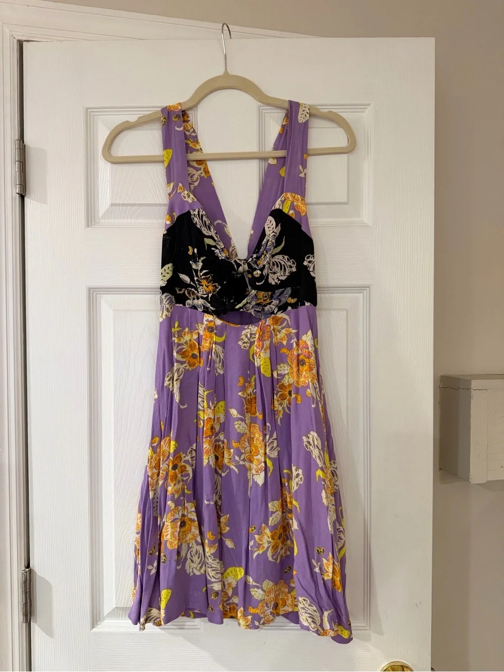 Free People Baby It’s You Floral Cutout Sundress